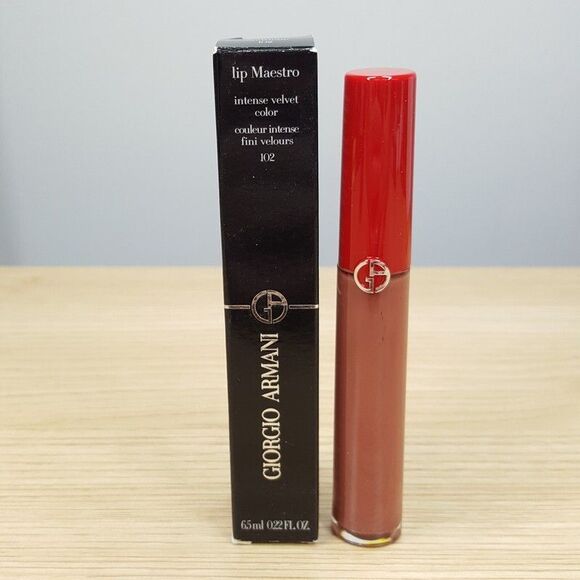 Giorgio Armani Lip Maestro Intense Velvet Color # 102 Sandstone - Picture 1 of 4